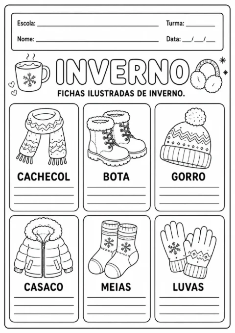 Atividades de inverno para educação infantil — p4 | Atividades Educação Infantil (ensinoja.com.br)