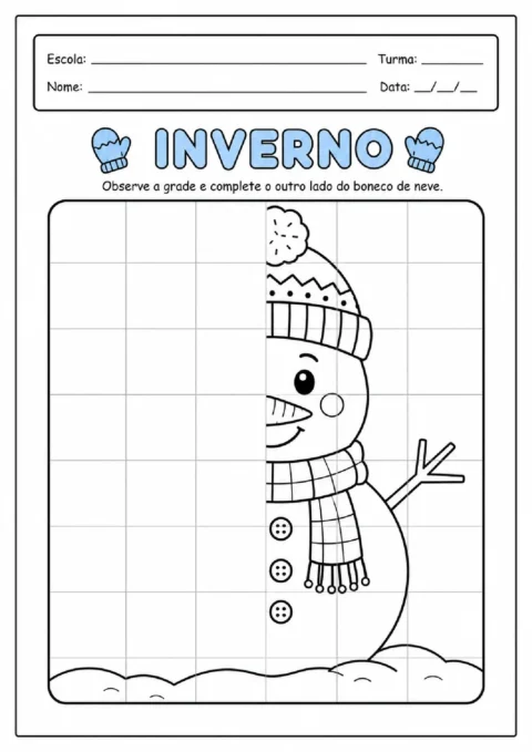 Atividades de inverno para educação infantil — p5 | Atividades Educação Infantil (ensinoja.com.br)