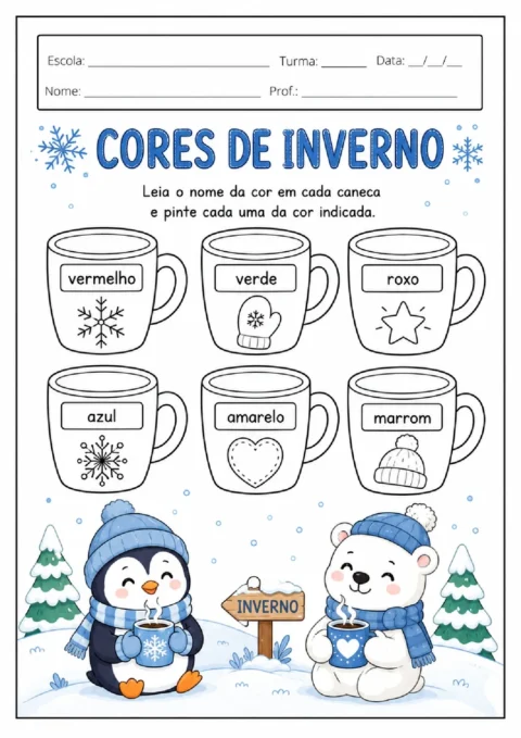 Atividades de inverno para educação infantil — p8 | Atividades Educação Infantil (ensinoja.com.br)