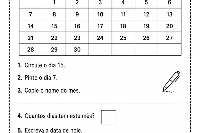 Atividades de leitura do cotidiano para alfabetização