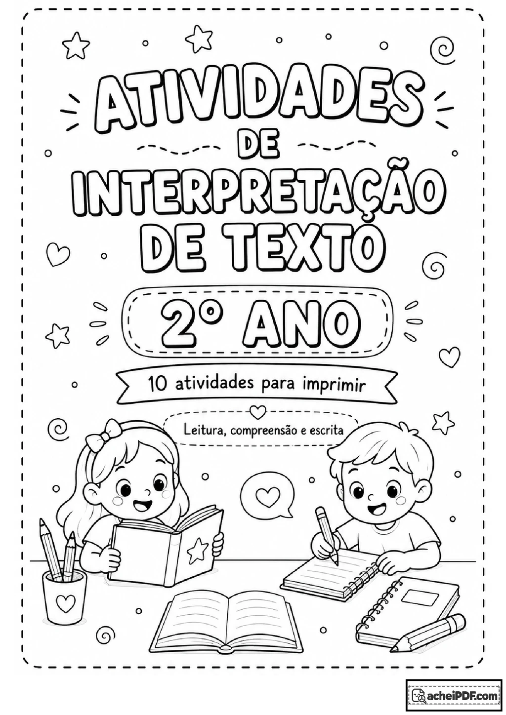 Atividades de leitura e compreensão para 2º ano
