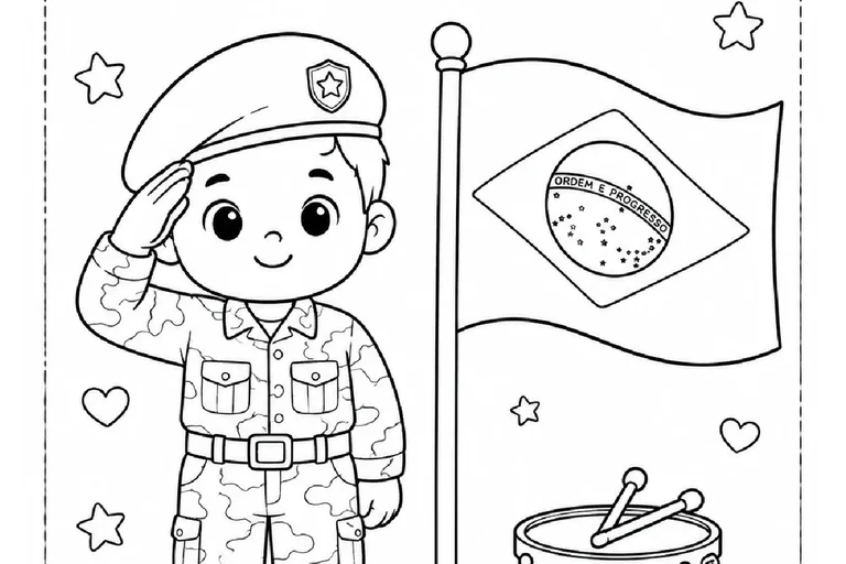 Atividades do Dia do Soldado para imprimir em PDF