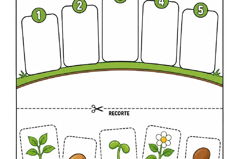 Ciclo de vida da planta: atividades para imprimir