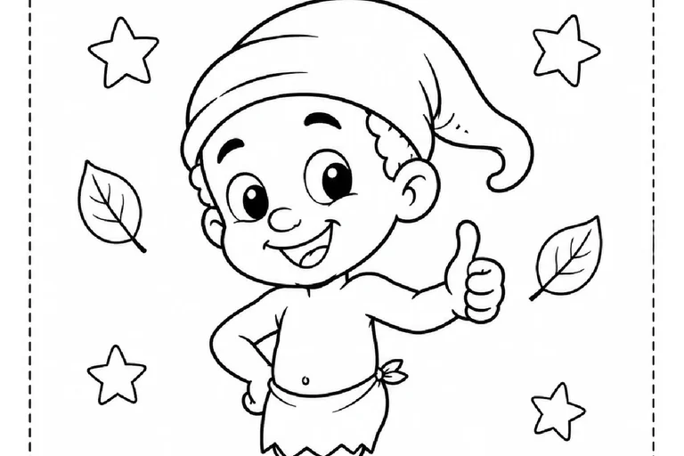 Folclore brasileiro: personagens para colorir