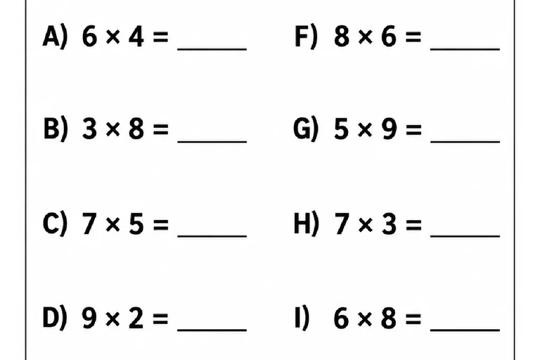 Multiplicação e Divisão em PDF com Contas para Imprimir
