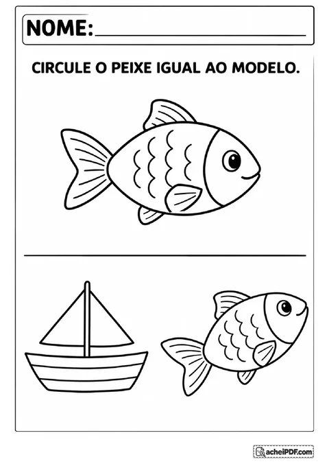 Peixe grande como modelo e alternativas de barco e peixe inclinado para circular o correspondente