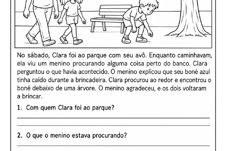 Compreensão Leitora com Textos e Desafios para o 3º ano