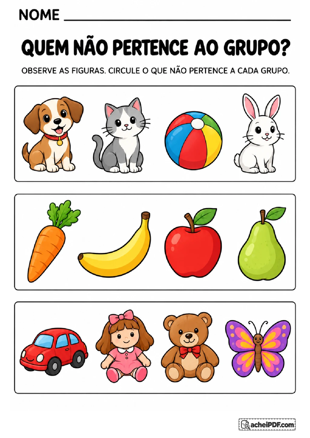 Atividades Lúdicas para Educação Infantil em PDF